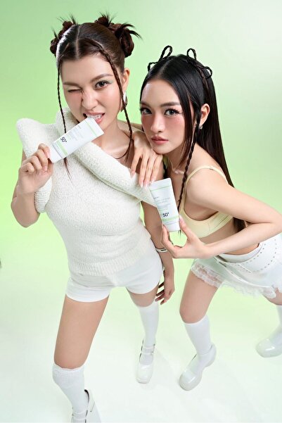 NAEXY كريم أساس مكياج كوري للعناية بالبشرة بعامل حماية من الشمس SPF50 70 مل، ...