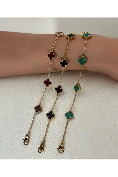 Font Steel Clover Bracelet