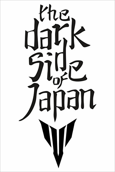 Genel Markalar The Dark Side Of Japan Motor Sticker (10x23cm) Motorsiklet , Mt-07, Mt-25 Sticker