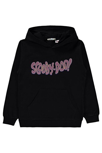 Scooby Doo سويت شيرت سكوبي دو مطبوع للأعمار من 10 إلى 13 عامًا - أسود للأعمار من 12 إلى 13 عامًا