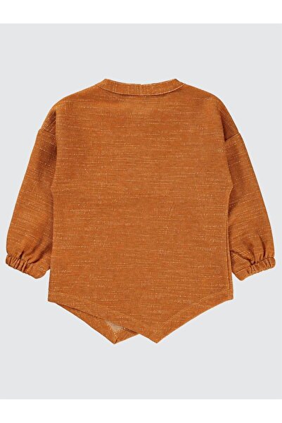 Civil Boys Sahte Patlı Kolu Lastikli 2-5 Yaş Sweatshirt - Turuncu2-3 Yaş
