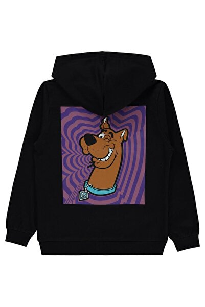 Scooby Doo سويت شيرت سكوبي دو مطبوع للأعمار من 10 إلى 13 عامًا - أسود للأعمار من 12 إلى 13 عامًا