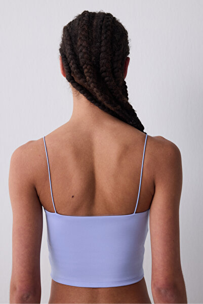Penti Crop Smooth Açık Mavi CUPsecret Kendinden Pedli Üst