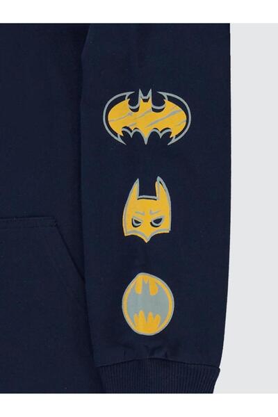 Batman Printed 10-13 Years Old Sweatshirt - Navy Blue 10-11 Years Old