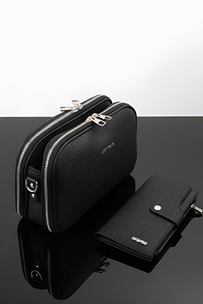 Just Polo حقيبة كتف نسائية أصلية من جست بولو، متوسطة الحجم، مكونة من 5 أقسام، مناسبة للاستخدام اليومي، مقاس 25*17 سم