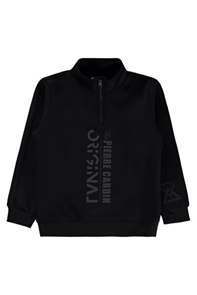 Pierre Cardin Original Baskılı 10-12 Yaş Sweatshirt - Siyah12-13 Yaş