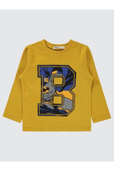 Batman Printed 2-5 Years Old Sweatshirt - Mustard4-5 Years Old