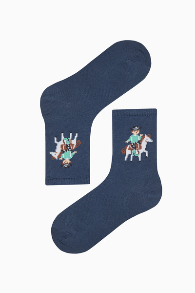 Penti Boy's Cowboy Multicolored 3-Piece Socks