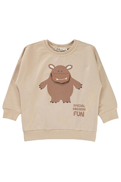 Civil Boys Hanorac pentru baieti 2-5 ani Culoare piatra