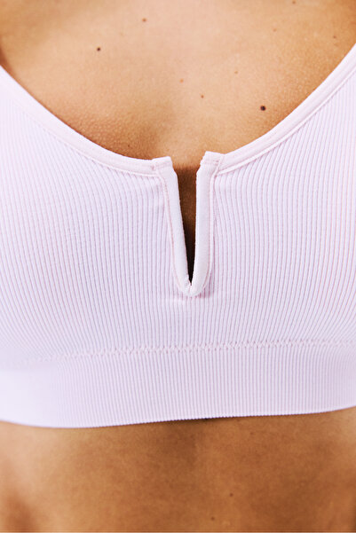 Penti V Wire Seamless Açık Pembe Üst - Stitch Koleksiyonu