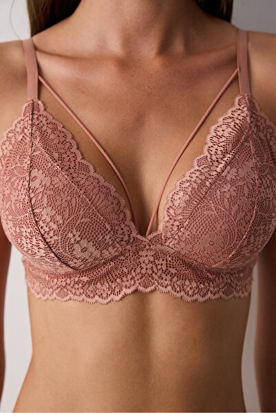 Penti Světle hnědá podprsenka Luna Push up