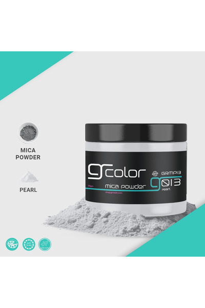 Graffiti Resin Mica Powder Mineral Pearl White Gravity Resin