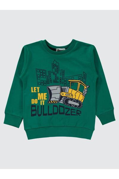 Civil Boys Erkek Çocuk Sweatshirt 2-5 Yaş Çam Yeşili