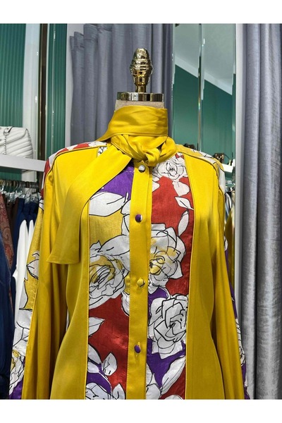 MERAM BUTİK Lisa Flower Patterned Tunic - Patterned - 2