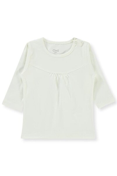 Civil Baby Μονόπανω μπλουζάκι για κορίτσια 6-18 μηνών με κομμάτι στο μπροστιν...