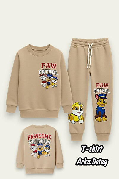 My Kids Wear Çocuk Okul Takımı 3 İplik Şardonsuz 3-10 Yaş