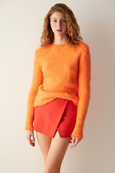 Penti Fashion Turuncu File Külotlu Çorap