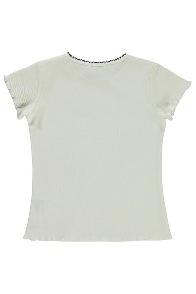 Civil Girls Heart Printed 2-5 Years Old T-Shirt - Ecru 2-3 Years Old