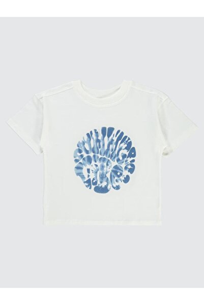 Civil Boys تي شيرت صيفي مطبوع قصة فضفاضة للأعمار من 10 إلى 13 عامًا - أزرق دا...