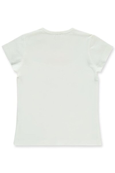 Civil Girls 6-9 Years Girl's Ecru T-Shirt