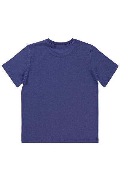 Civil Boys Tricou cu broderie Sailing pentru copii 6-9 ani - Liliac 9-10 ani