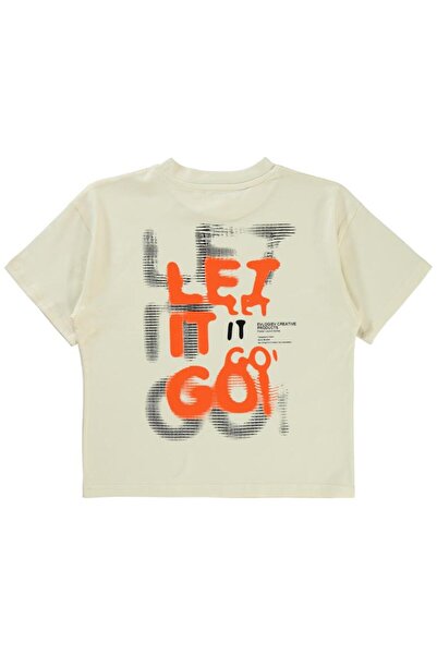 Civil Boys Erkek Çocuk Tişört 6-9 Yaş Fildişi