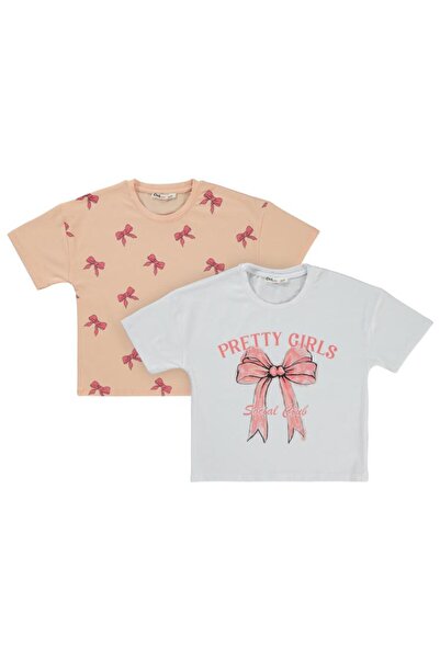 Civil Girls Girl's 2-Piece T-Shirt 6-9 Years Lilac