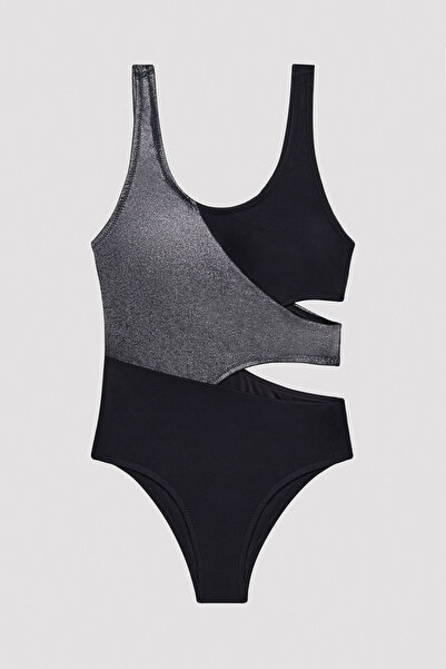 Penti Black Silver Swimsuit for Young Girl