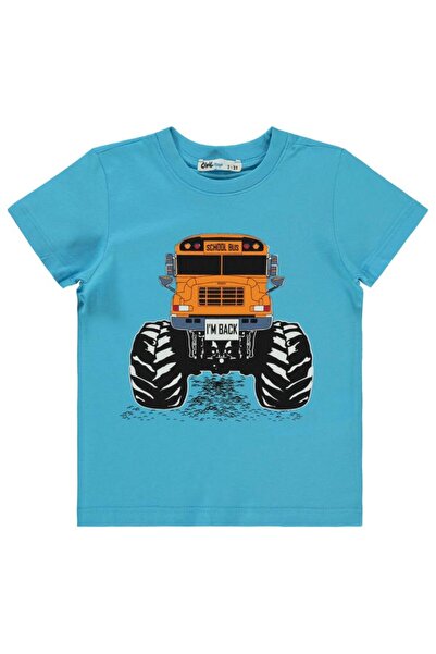 Civil Boys Тениска с щампа на училищен автобус за деца на възраст 2-5 години ...