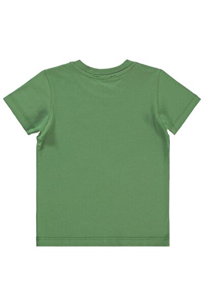 Civil Boys Safari Printed 2-5 Years Old T-Shirt - Khaki 5-6 Years Old