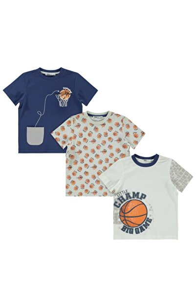 Civil Boys Σετ 3 μπλουζών για παιδιά 2-5 ετών - Στάνταρ