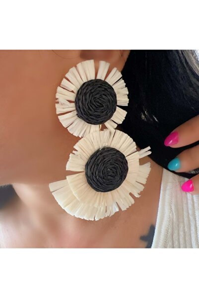 ACAR TAKI موديل العلامة التجارية أقراط من الخوص ACR5770