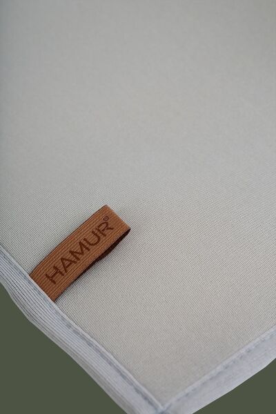 HAMUR Basic Bulasik Kurutma Mati Kurulama Bezi Kurutma Örtüsü Tezgah Üstü Gri