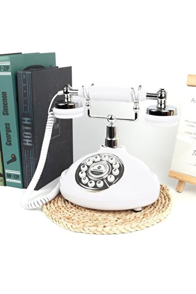 PYKA HOME SHOP Τηλέφωνο με καλώδιο, Vintage Audio Guestbook, κλασικό σχεδιασμ...