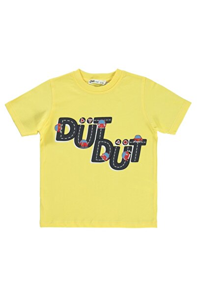 Düt Düt تي شيرت كوكولي دويدوت مطبوع للأعمار من 2-5 سنوات - أصفر للأعمار من 2-...