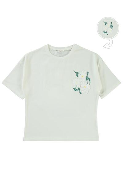 Civil Girls Μπλουζάκι εκρού για κορίτσι 10-13 ετών