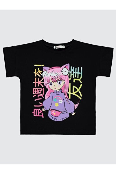 Civil Girls Μπλουζάκι Anime με τύπωμα 2-5 ετών - Μαύρο 5-6 ετών