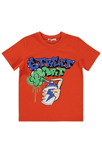 Civil Boys Ulična majica sa printom za uzrast 6-9 godina - crvena, 7-8 godina