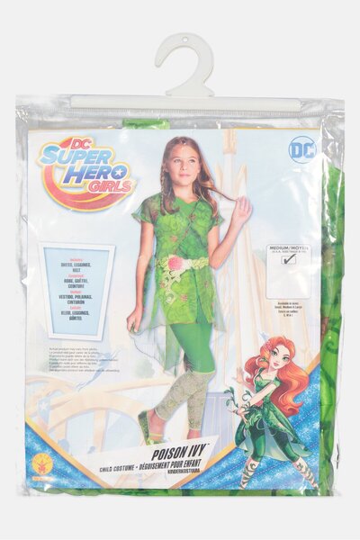 Rubbies مجموعة سوبر هيرو جيرلز بويزن آيفي من عمر 5 إلى 7 سنوات، باللون الأخضر