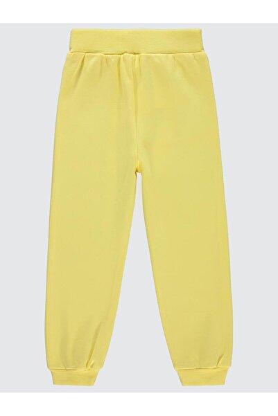 Civil Girls Papatya Baskılı 2-5 Yaş Eşofman Altı - Sarı4-5 Yaş