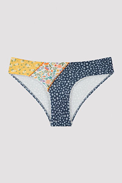 Penti Çok Renkli Bonita Çiçek Desenli Hipster Bikini Altı