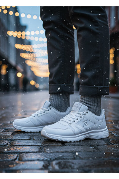 NHA 020 White Men's Summer Casual Comfortable Orthopedic Walking Sneakers
