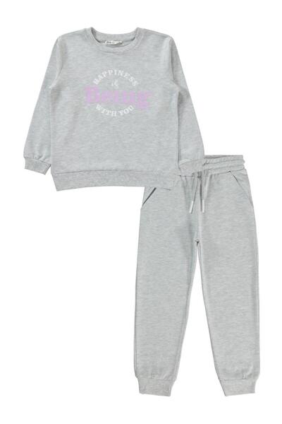 Civil Girls 6-9 Years Old Girl's Tracksuit Set - Karmelange