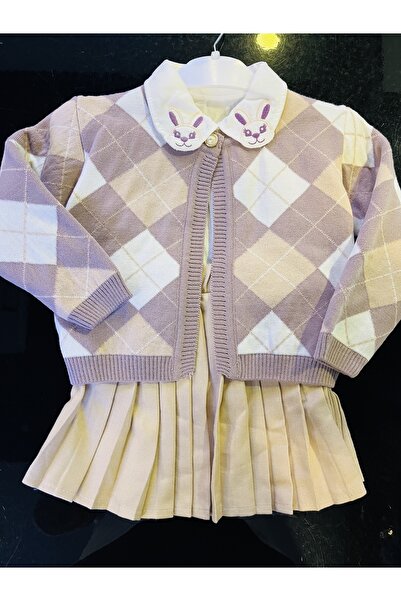 Alvadonna Triple Set with Skirt for Girls