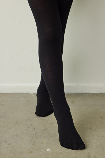 Penti Černé dívčí extra bavlněné punčochové kalhoty