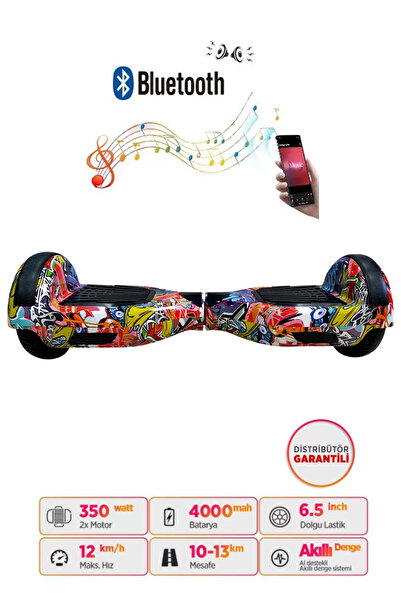 CityMate سكوتر كهربائي هوفربورد مع مكبر صوت بلوتوث 6.5 بوصة جرافيتي D11