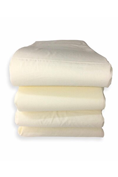 Bebek Özel 70x110 Ecru Cream Baby Kids Crib Edge Protection - 100% Cotton (4 Pieces)