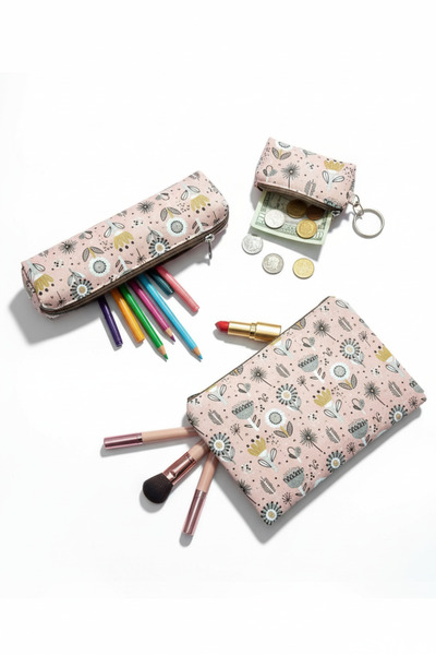 Adalinhome Atakids Lizy 3-комплект сумок: косметичка, гаманець для дрібних гр...