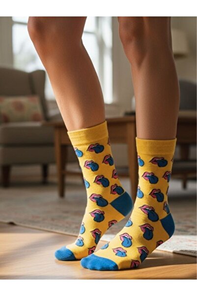 AKSU ÇORAP جوارب ذات تصميم أزرق اللون