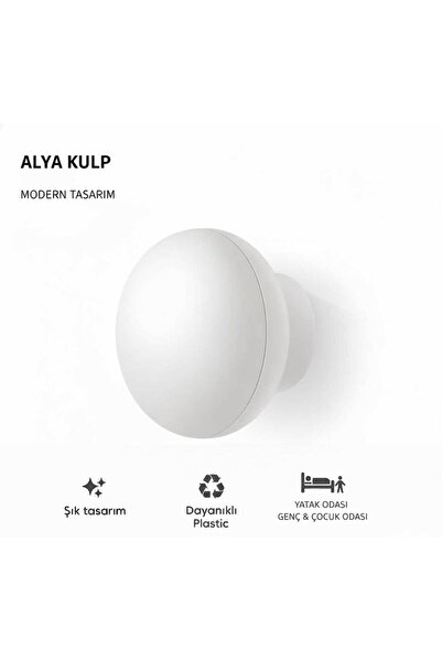 İMT AKSESUAR ALYA DOLAPYATAK ODASI ŞİFONYER GENÇ VE ÇOCUK ODASI KULPU